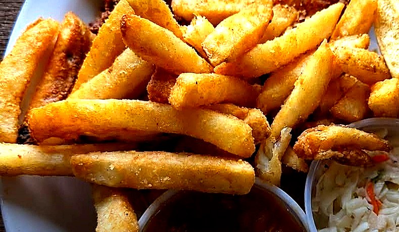 Walleye plate with fries